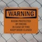 Signmission Room Protected By Fm200 In Case Of Fire OSHA Warning Sign, Plastic, 10in W x 7in L, 2PK OS-2PACK-WS-P-710-L-12381 - alternate 3